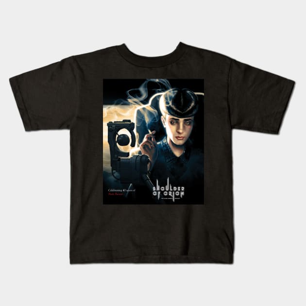 Blade Runner 40th Anniversary Shirt Kids T-Shirt by Perfect Organism Podcast & Shoulder of Orion Podcast